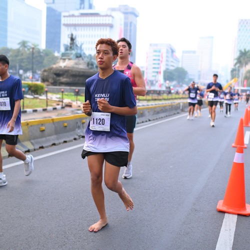 Race photo from KEMLU RUN 2026
