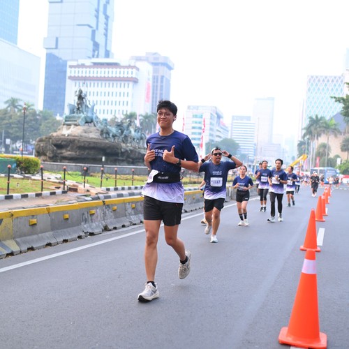 Race photo from KEMLU RUN 2026