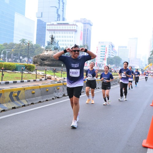 Race photo from KEMLU RUN 2026