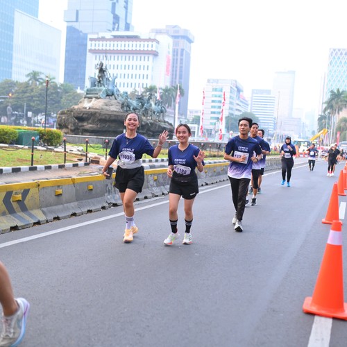 Race photo from KEMLU RUN 2026