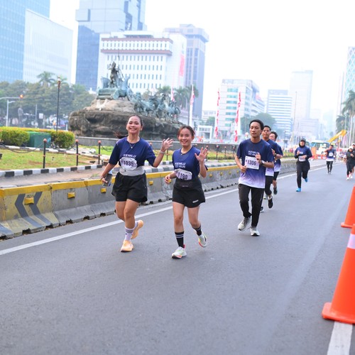 Race photo from KEMLU RUN 2026