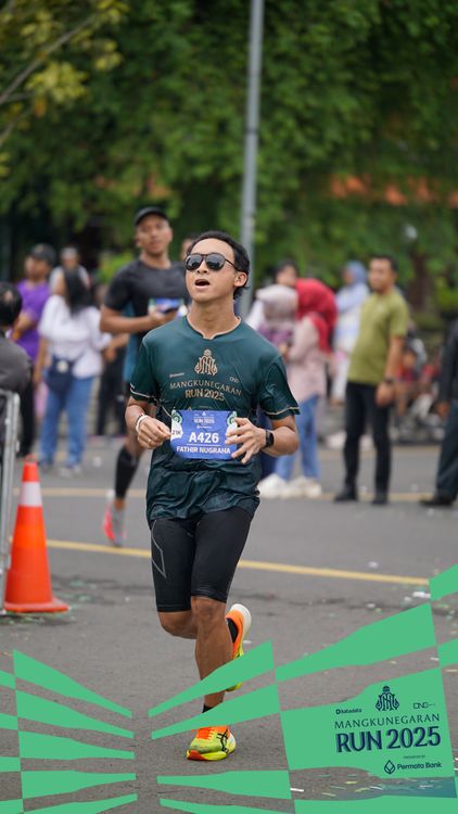 Race photo from Mangkunegaran Run 2025