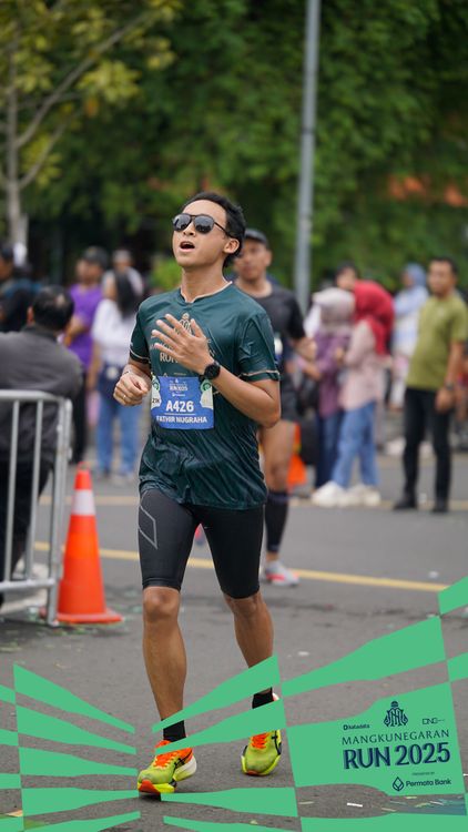 Race photo from Mangkunegaran Run 2025