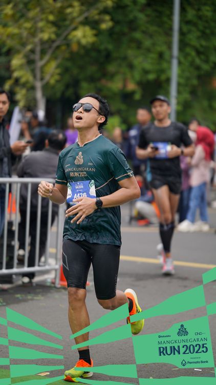 Race photo from Mangkunegaran Run 2025