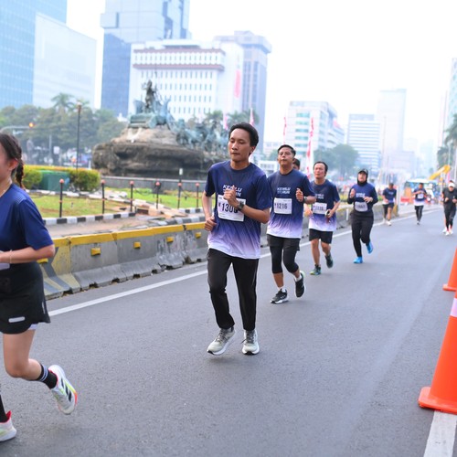 Race photo from KEMLU RUN 2026