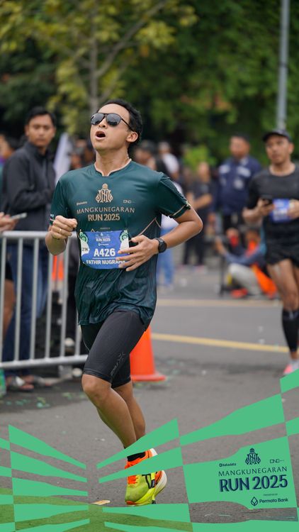 Race photo from Mangkunegaran Run 2025