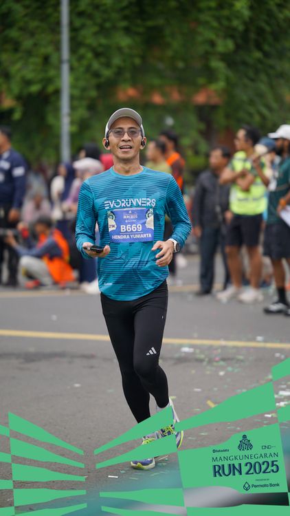 Race photo from Mangkunegaran Run 2025