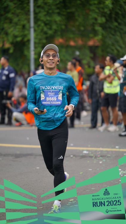 Race photo from Mangkunegaran Run 2025