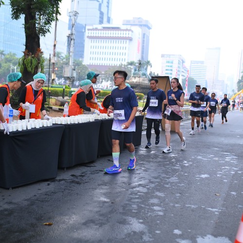 Race photo from KEMLU RUN 2026