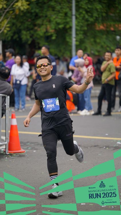 Race photo from Mangkunegaran Run 2025