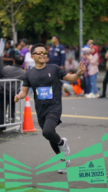 Race photo from Mangkunegaran Run 2025