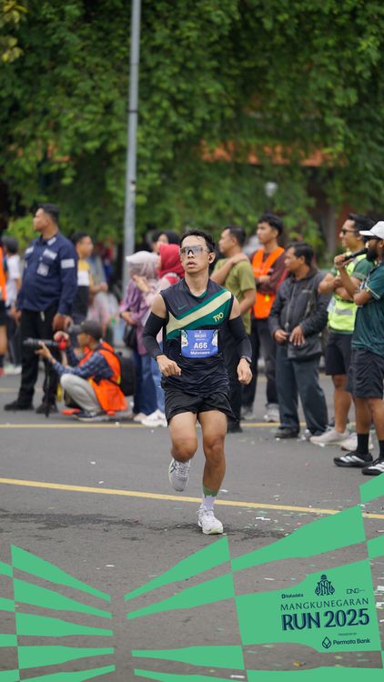 Race photo from Mangkunegaran Run 2025