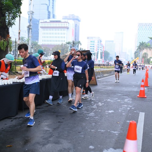 Race photo from KEMLU RUN 2026