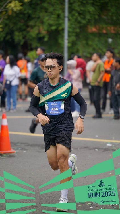 Race photo from Mangkunegaran Run 2025