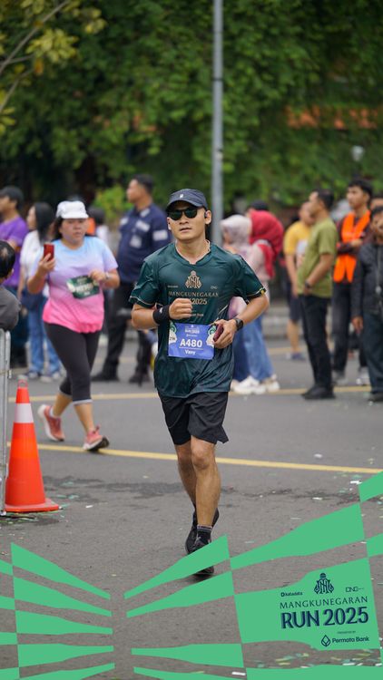 Race photo from Mangkunegaran Run 2025