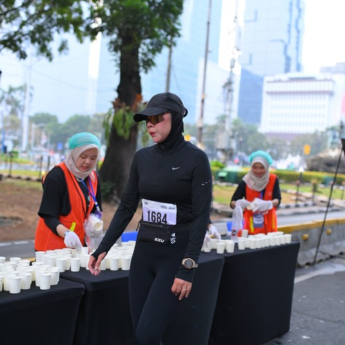 Race photo from KEMLU RUN 2026