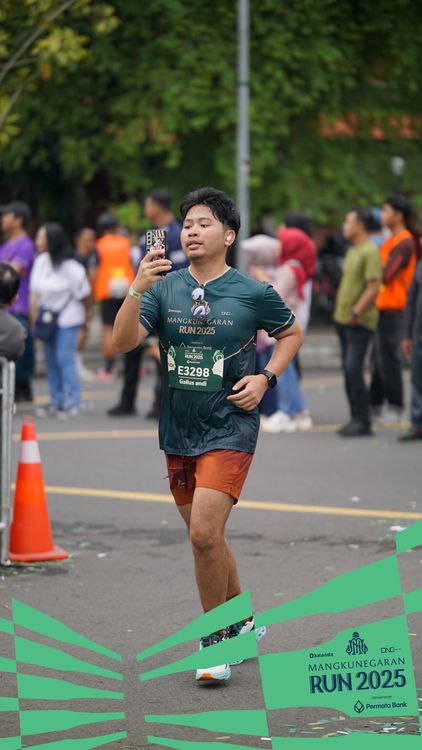 Race photo from Mangkunegaran Run 2025