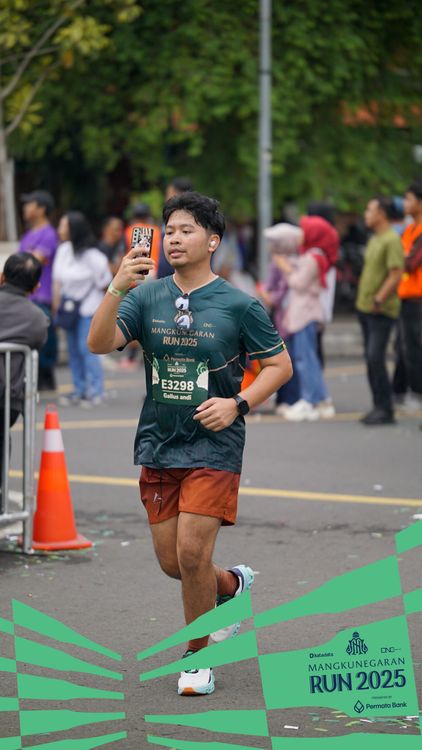 Race photo from Mangkunegaran Run 2025