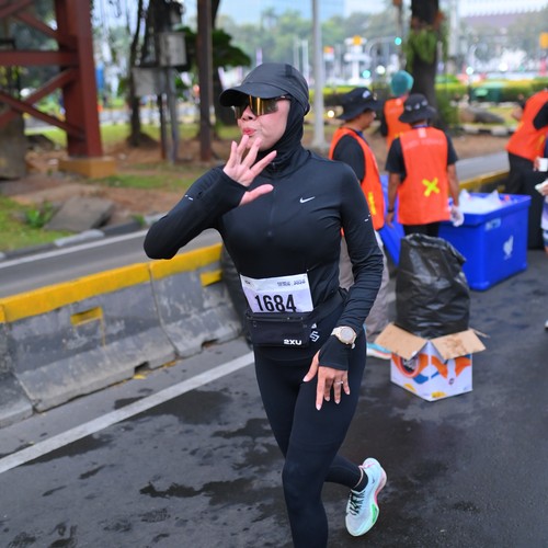Race photo from KEMLU RUN 2026