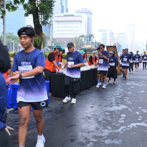 Race photo from KEMLU RUN 2026