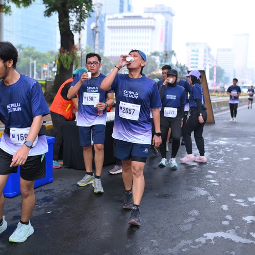 Race photo from KEMLU RUN 2026