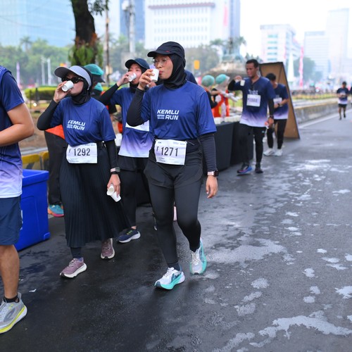 Race photo from KEMLU RUN 2026