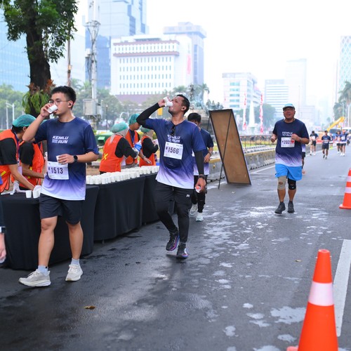 Race photo from KEMLU RUN 2026