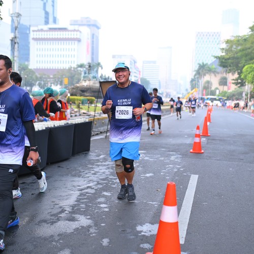 Race photo from KEMLU RUN 2026