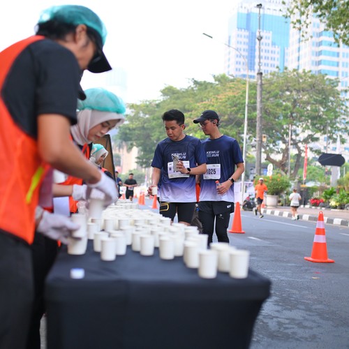 Race photo from KEMLU RUN 2026