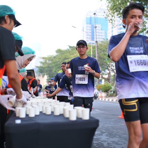 Race photo from KEMLU RUN 2026