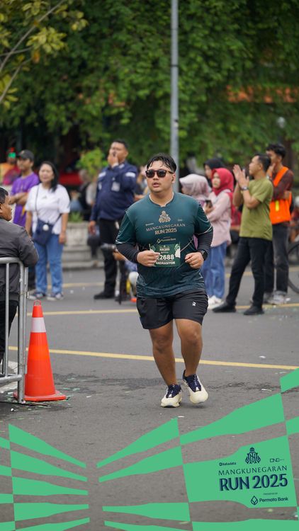 Race photo from Mangkunegaran Run 2025