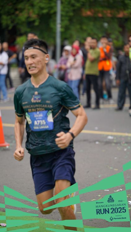Race photo from Mangkunegaran Run 2025