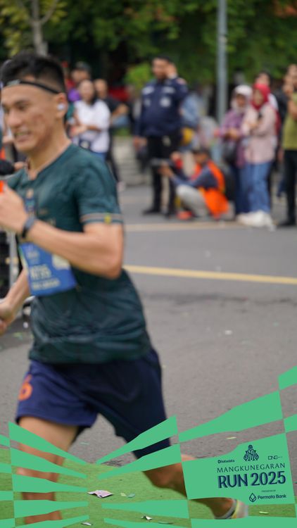Race photo from Mangkunegaran Run 2025