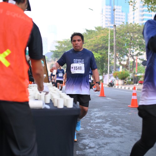 Race photo from KEMLU RUN 2026