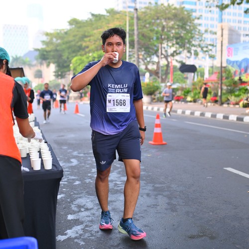 Race photo from KEMLU RUN 2026