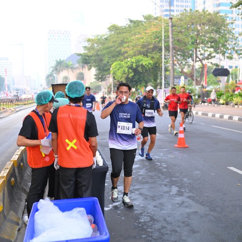 Race photo from KEMLU RUN 2026
