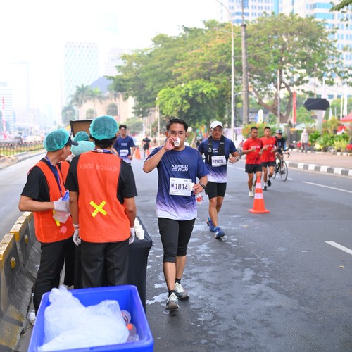 Race photo from KEMLU RUN 2026