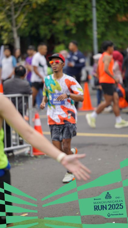 Race photo from Mangkunegaran Run 2025
