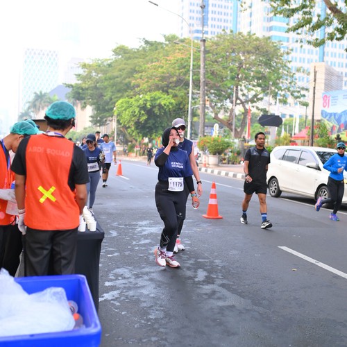 Race photo from KEMLU RUN 2026