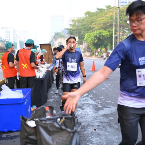 Race photo from KEMLU RUN 2026