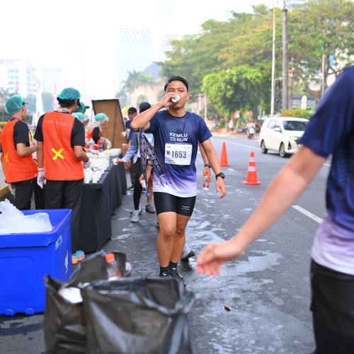 Race photo from KEMLU RUN 2026