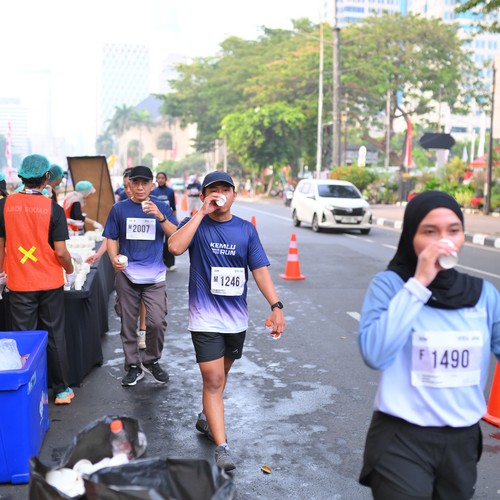 Race photo from KEMLU RUN 2026