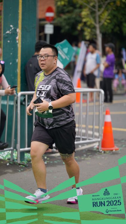 Race photo from Mangkunegaran Run 2025
