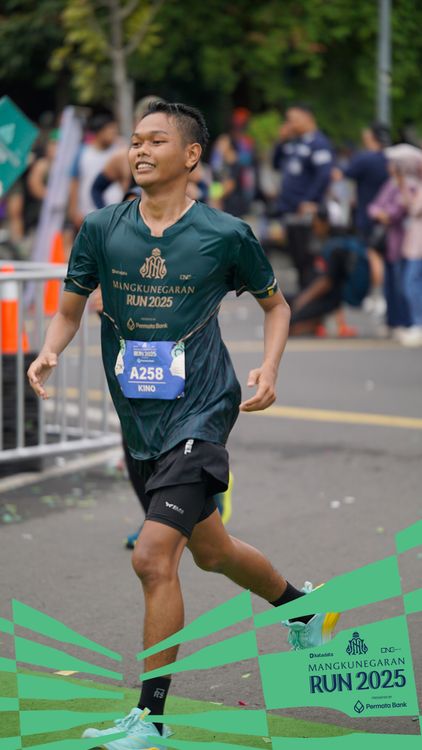 Race photo from Mangkunegaran Run 2025