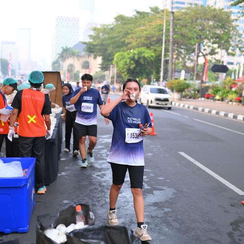 Race photo from KEMLU RUN 2026