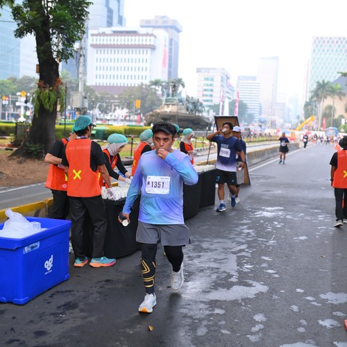 Race photo from KEMLU RUN 2026