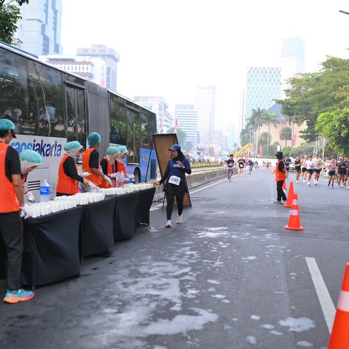 Race photo from KEMLU RUN 2026