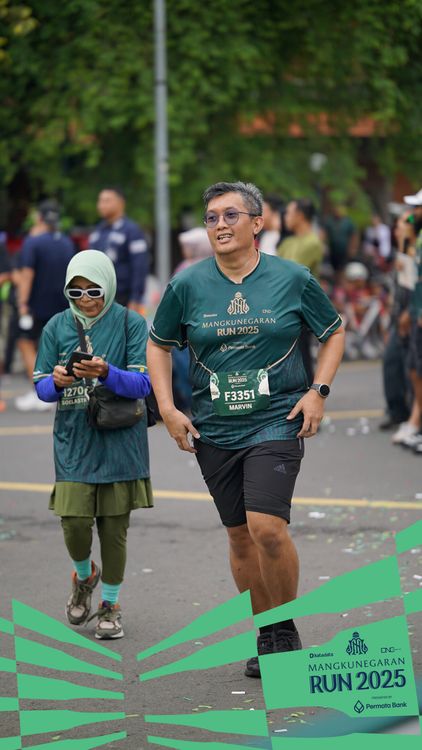 Race photo from Mangkunegaran Run 2025