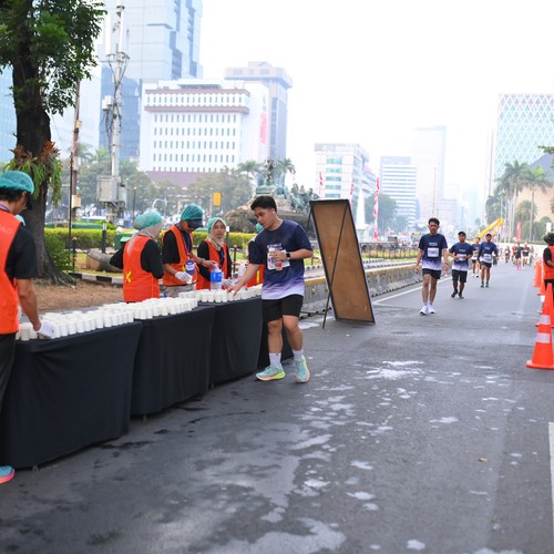 Race photo from KEMLU RUN 2026