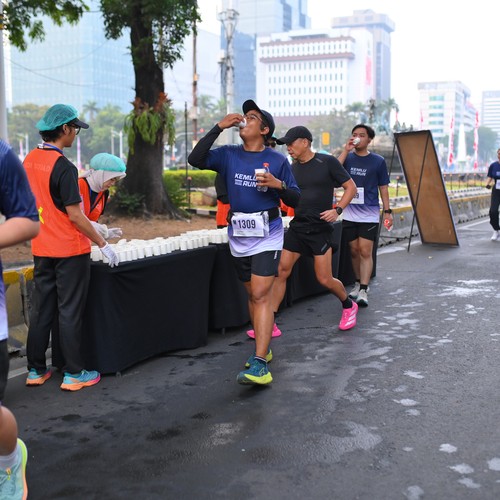Race photo from KEMLU RUN 2026